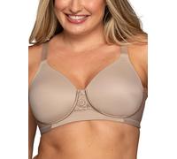 Vanity Fair Brasier de Figura Completa para Mujer, Tejido elástico en 4 direcciones, Copas Ligeramente Forradas hasta H, Sin Varillas, Coco Tostado, 100C