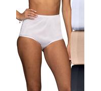 Vanity Fair - Calzoncillos para Mujer (3 Unidades) Blanco/Negro/Nude. X-Large
