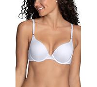 Vanity Fair Ego Boost Bra, Adds to One Full Cup Size, Underwire Push Up Bras for Women Sujetador, Opaco, Blanco, 90A para Mujer
