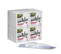 Vanity Fair Everyday White Napkins with Napkin Holder, 900 Count, 12 Packs of 75 Napkins with 6 Napkin Holders (Fivе Расk)