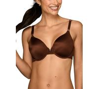 Vanity Fair Full Coverage Beauty Back Smoothing Bra, 4-Way Stretch Fabric, Lightly Lined Cups Up to DD Sujetador, Opaco, con Aros-Capuchino, 100D para Mujer