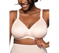 Vanity Fair Full Figure Wireless Bra, Extended Side & Back Smoothing, Lightly Lined Cups Up to DDD Sujetador, Cuarzo Transparente, 110B para Mujer