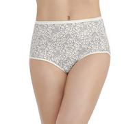 Vanity Fair Illumination Brief Panty 13109 Pantis, Impresión de Encaje Elegante, XXXL para Mujer