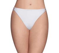 Vanity Fair Illumination String Bikini Panties, Silky Stretch & Satin Trim Estilo Ropa Interior, Color Blanco, L para Mujer