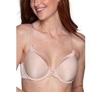Vanity Fair, Illumination, Sujetador con Cierre Frontal para Mujer, Tirantes Convertibles de 3 vías, Copas Ligeramente Forradas hasta la DD, Beige, 75D (Talla del Fabricante: 34D)