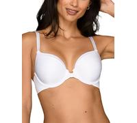 Vanity Fair, Illumination, Sujetador con Cierre Frontal para Mujer, Tirantes Convertibles de 3 vías, Copas Ligeramente Forradas hasta la DD, Blanco, 80D (Talla del Fabricante: 36D)