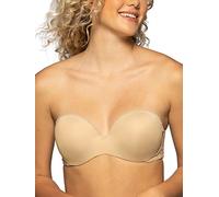 Vanity Fair Lily of France Women's Gel Touch Strapless Push Up Bra 2111121, Barely Beige, 34A