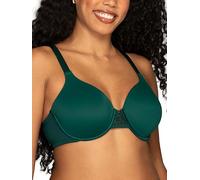 Vanity Fair Women's Full Figure Beauty Back Smoothing Bra, 4-Way Stretch Fabric, Lightly Lined Cups up to H, Underwire - Emerald Gem, 40DD