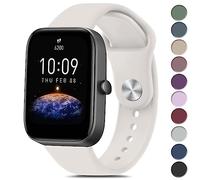 Vanjua Bandas de silicona para Amazfit GTR Mini Band, Amazfit GTS 4 / GTS 4 Mini / GTS 3 / GTS 2 / GTS 2e / GTS 2 mini / GTS, 20 mm de liberación rápida suave Sport correa de repuesto para Amazfit Bip