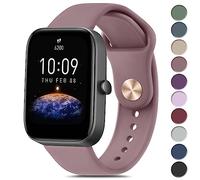 Vanjua Bandas de silicona para Amazfit GTR Mini Band, Amazfit GTS 4 / GTS 4 Mini / GTS 3 / GTS 2 / GTS 2e / GTS 2 mini / GTS, 20 mm de liberación rápida suave Sport correa de repuesto para Amazfit Bip