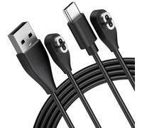 Vanjua Paquete de 2 cargadores para Shokz Aeropex/OpenRun, OpenRun Pro, OpenRun Mini y OpenComm 2 / UC, cable de carga USB magnético de 1 m para auriculares AfterShokz