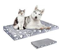 VANKEAN Dog Bed Reversible (Cool&Warm),Stylish 48" Pet Mattress, Water Proof Linings, Removable Machine Washable Cover, Firm Support Pet Bed for XX-Large Dogs up to 110lbs,Light Grey