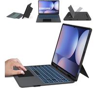 VANKEYPAD Funda con teclado para 14,6 pulgadas Samsung Galaxy Tab S10 Ultra/S9 Ultra /S8: 7 colores retroiluminados, italiano QWERTY Desmontable Teclado con Touchpad