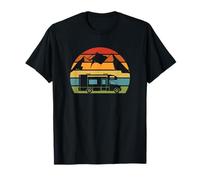 Vanlife Camper Furgoneta Retro - Vintage Viaje Casa Rodante Camiseta