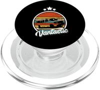 Vanlife Camper Furgoneta Retro - Vintage Viaje Casa Rodante PopSockets PopGrip para MagSafe