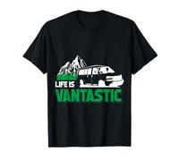 Vanlife Camper Furgoneta - Viaje Casa Rodante Camiseta