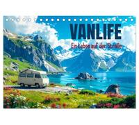 Vanlife Ein Leben auf der Straße (Tischkalender 2027 DIN A5 quer), CALVENDO Monatskalender: Ein Jahr unterwegs