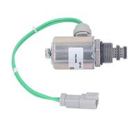 Vanne solénoïde pour niveleuse, remplacement 24 V pour Caterpillar 120H, 120K, 140K, 160H, NA, 163H, vanne en acier allié à haute efficacité avec fiche standard pour le nivelage