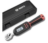 VANPO Llave Dinamométrica Digital 1/4'', 1,5-30Nm Llave Dinamométrica Bicicleta, Precisión de Error ±2% con Memoria Preestablecida, Zumbador e Indicador LED