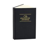 VANRA Diario de gratitud para mujeres y hombres, planificador diario sin fecha para manifestación, guía de afirmación de vida, diario de positividad de autocuidado de tapa dura (negro)