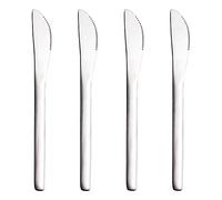 VANRA Juego de 4 cuchillos de postre de acero inoxidable de 14 cm para niños, para aperitivos, frutas, aperitivos
