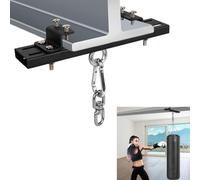 VANROUG Abrazadera de viga de Acero Resistente, Soporte de Bolsa Pesada, Muay Thai, Entrenamiento MMA, Anillos de Gimnasia, Cuerdas de Escalada, Soporte de Bolsa Pesada, Capacidad de 500 Libras