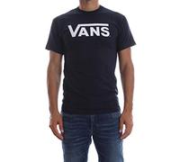 Vans_Apparel Vans Classic, Camiseta Hombre, Azul (Navy/white), Medium