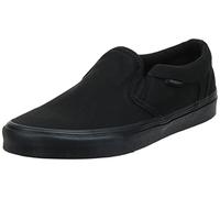 Vans Asher, Zapatillas Deportivas, Hombre, (Canvas) Black/Black, 48 EU