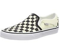 Vans Asher, Zapatillas Deportivas Mujer, Checkerboard Black and White, 42.5 EU