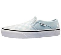Vans Asher, Zapatillas Deportivas Mujer, Checkerboard Delicate Blue and White, 38 EU