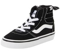 Vans Ashwood Hi Decon - Tenis con cremallera lateral, negro/blanco, talla 3.5 UK Niño, negro y blanco, 36 EU