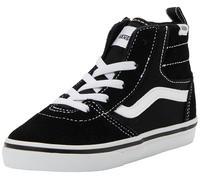 Vans Ashwood Hi Decon - Tenis con Cremallera Lateral, Negro/Blanco, Talla 4 UK Niño, Negro y Blanco, 36.5 EU