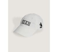 Vans - Berlin Half Box Curved Bill Jockey Hat, Hombre, Blanco, Talla: Talla única