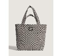 Vans - Bolso tote Tell All con cremallera, Mujer, Negro/Blanco, Talla: Talla única
