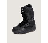 Vans - Botas de snowboard hombre - Invado Pro Black/Gum de Lana - Talla 8 US - Negro Negro 8 US