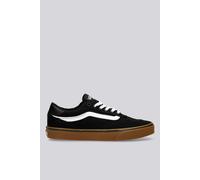 Vans Brooklyn LS, Zapatillas Hombre, Lona Negra Goma, 44 EU