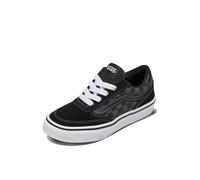 Vans Brooklyn LS, Zapatillas Unisex niños, Checkerboard Black Asphalt 34.5 EU