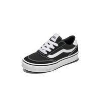 Vans Brooklyn LS, Zapatillas Unisex niños, Suede Canvas Black White 31.5 EU