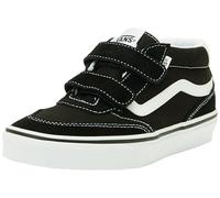 Vans Brooklyn Mid V, Negro/Blanco, 3.5