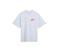 Vans Brush Script Loose Ss White/racing Red Talla: XL | Camisetas con Decoración Impresa Outlet | Hombre | Rojo
