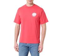 Vans Bully SS tee T-Shirt, Niebla Carmesí, M Hombre, Neblina Carmesí, M