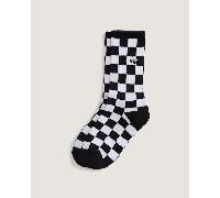 Vans - Calcetines altos Checkerboard de niños(1 par), Negro, Talla: XS (31-34)