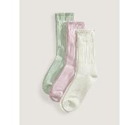 Vans - Calcetines altos Classic (3 pares), Hombre, Blanco, Talla: L (42.5-47 )