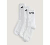 Vans - Calcetines altos Classic (3 pares), Hombre, Blanco, Talla: M (38.5-42 )