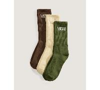 Vans - Calcetines altos Classic (3 pares), Hombre, Verde, Talla: XL (48-51 )