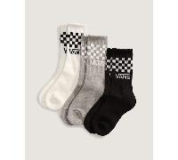 Vans - Calcetines altos Classic (3 pares), Negro, Talla: XXS