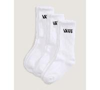 Vans - Calcetines altos de niños Classic (3 pares), Blanco, Talla: XS (31-34)