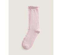 Vans - Calcetines altos de punto calado, Hombre, Rosa, Talla: M (38.5-42 )