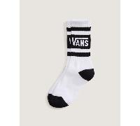 Vans - Calcetines altos Drop V de Vans de niños (1 par), Negro, Talla: XS (31-34)