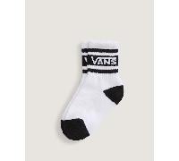 Vans - Calcetines altos Drop V de Vans para niño (1 par), Negro, Talla: 1-2A